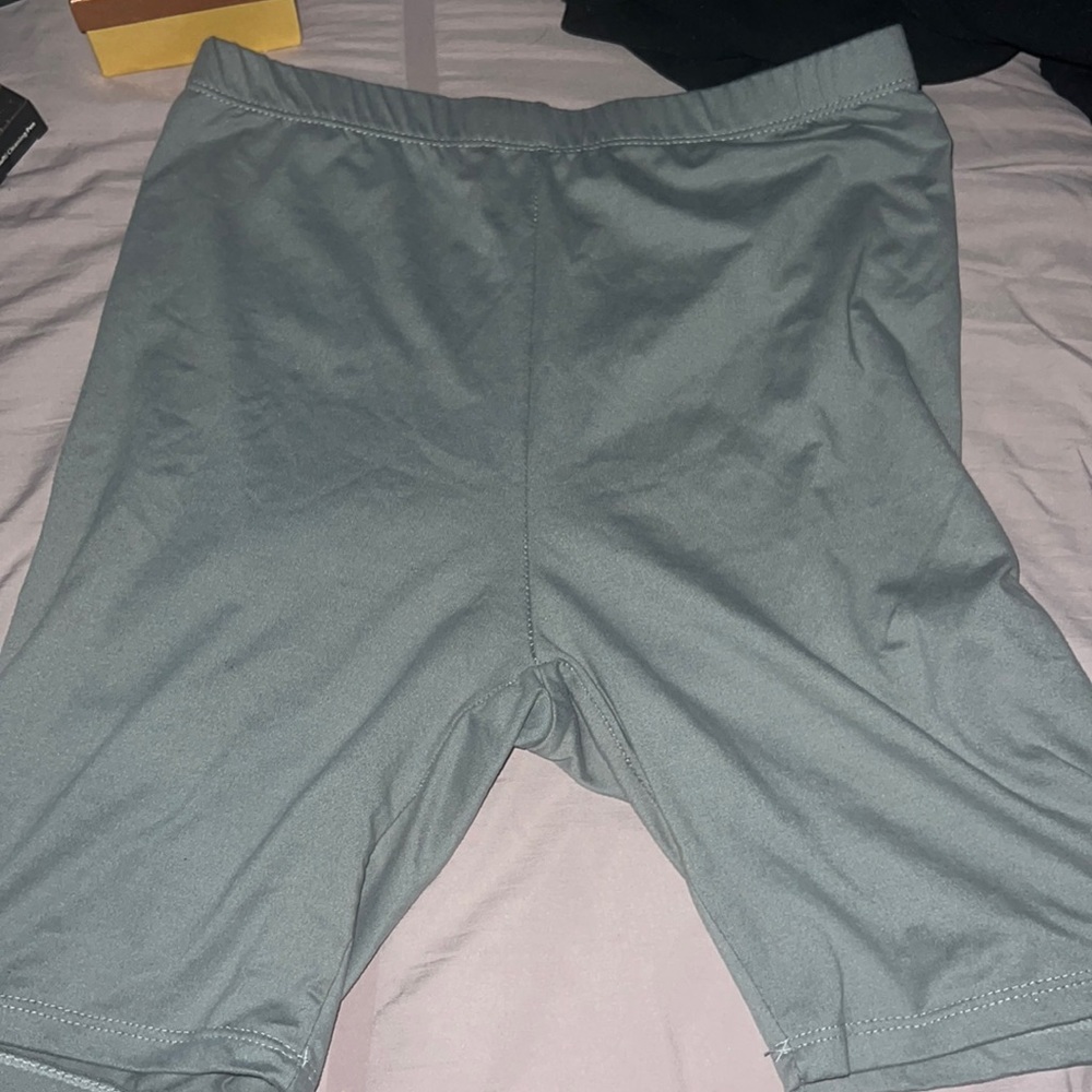 Gray Biker Shorts